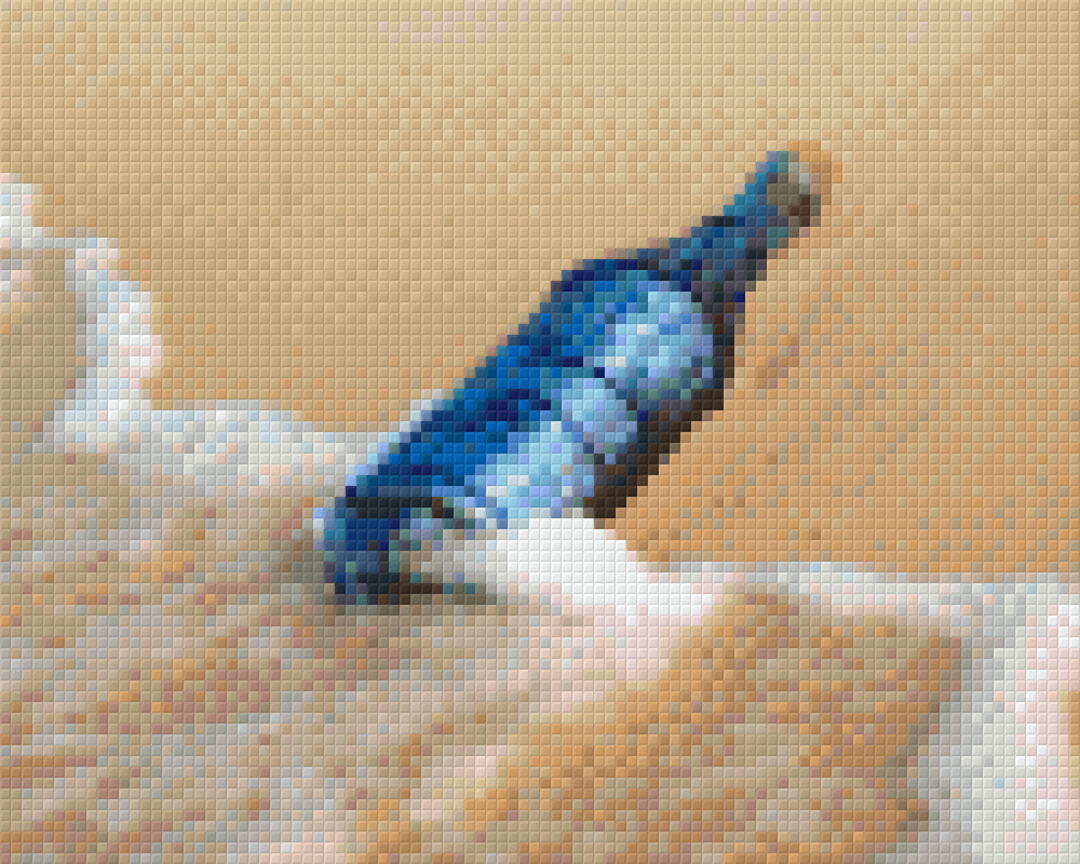 Message In A Bottle Four [4] Baseplate PixelHobby Mini-mosaic Art Kit image 0